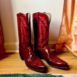 Lucchese Red Boots